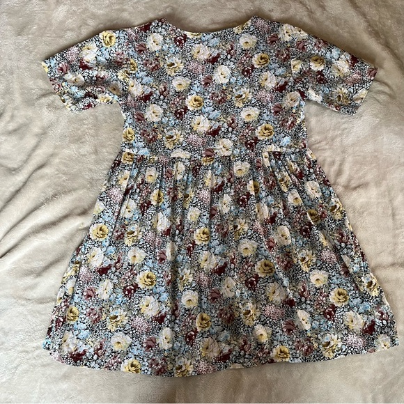 Handmade - Floral Babydoll Mini Dress - Picture 5 of 5
